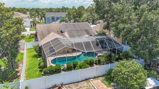 11216 Longbrooke Dr, Riverview, FL 33579 - view of subject property featuring a pool area