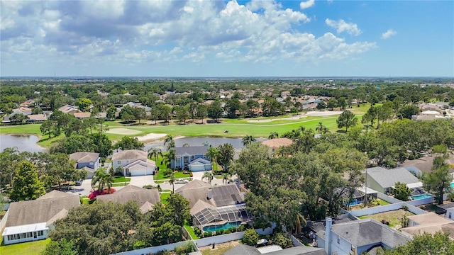11216 Longbrooke Dr, Riverview, FL 33579 - aerial view of residential area with a local golf course and a large body of water