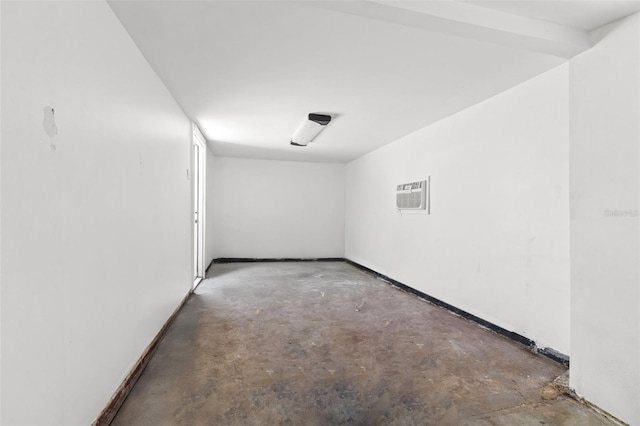 2450 3rd Ave N, Saint Petersburg, FL 33713 - unfurnished room featuring concrete floors and a wall mounted air conditioner