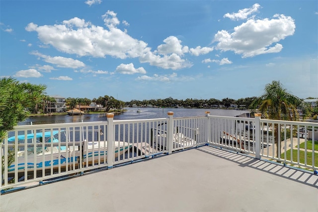 5449 Manatee Point Dr, New Port Richey, FL 34652 - balcony featuring a water view