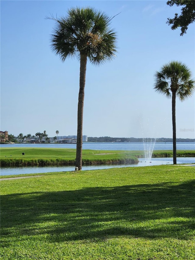 view of water feature