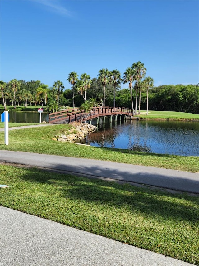 property view of water