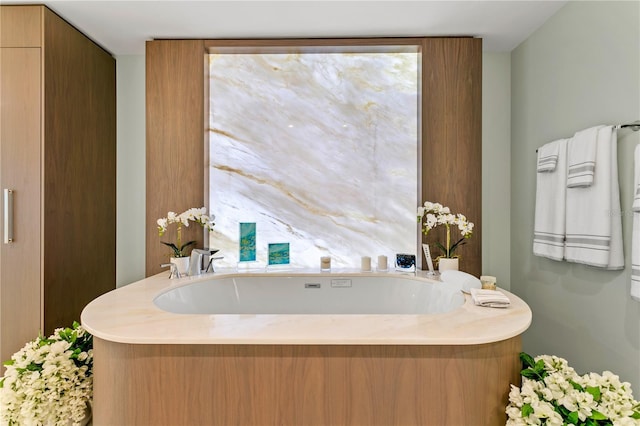 3301 Bayshore Blvd Unit 2401E, Tampa, FL 33629 - bathroom featuring a soaking tub