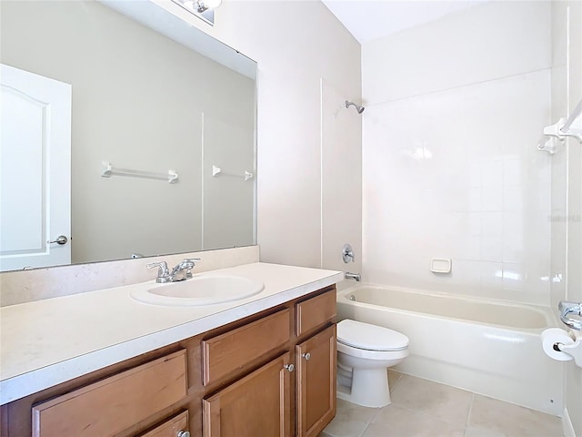 1705 Plantation Pointe Dr, Orlando, FL 32824 - full bathroom with tile patterned floors, vanity, and tub / shower combination