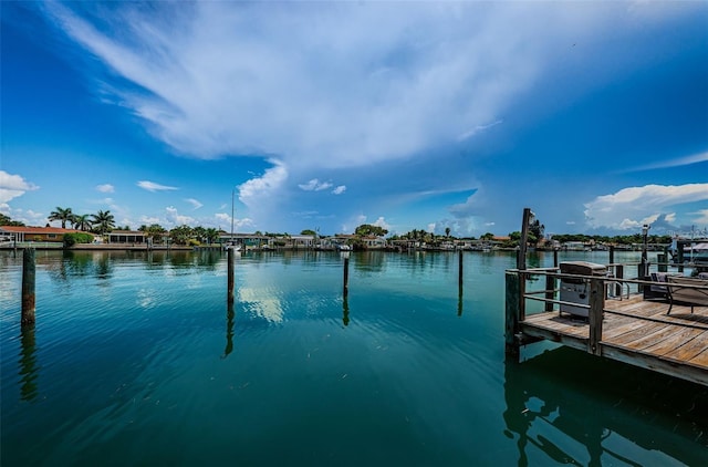 333 Island Way Unit 203, Clearwater Beach, FL 33767 - dock area with a water view