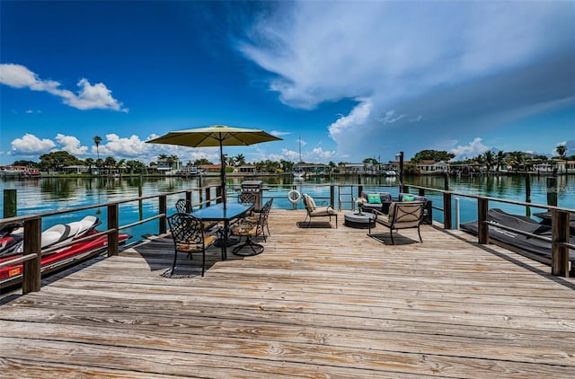 333 Island Way Unit 203, Clearwater Beach, FL 33767 - view of dock with a water view