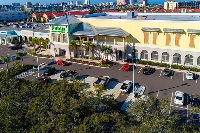 333 Island Way Unit 203, Clearwater Beach, FL 33767 - aerial view featuring a view of city