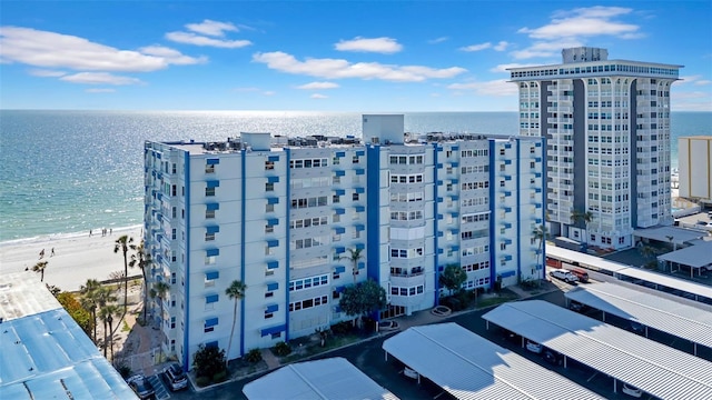 17400 Gulf Blvd Unit I4, North Redington Beach, FL 33708 - bird's eye view featuring a water view