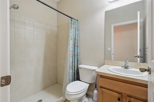 11716 Summer Springs Dr, Riverview, FL 33579 - bathroom with a stall shower, vanity, and toilet