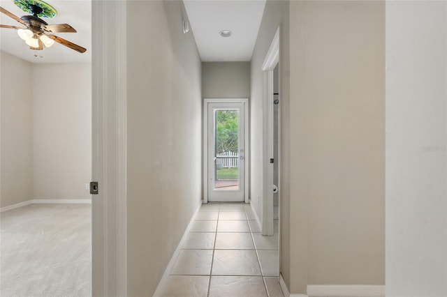 11716 Summer Springs Dr, Riverview, FL 33579 - corridor featuring baseboards and light tile patterned floors