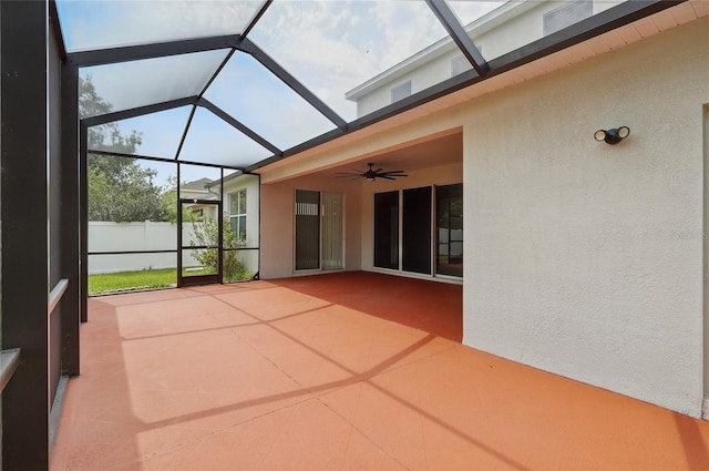 11716 Summer Springs Dr, Riverview, FL 33579 - unfurnished sunroom featuring lofted ceiling