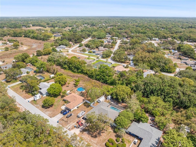 bird's eye view featuring a residential view