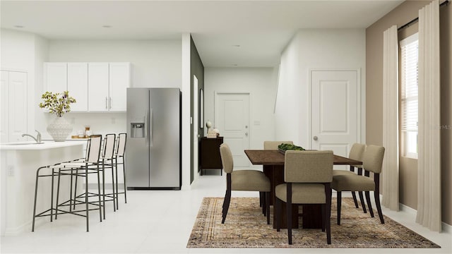 view of dining room