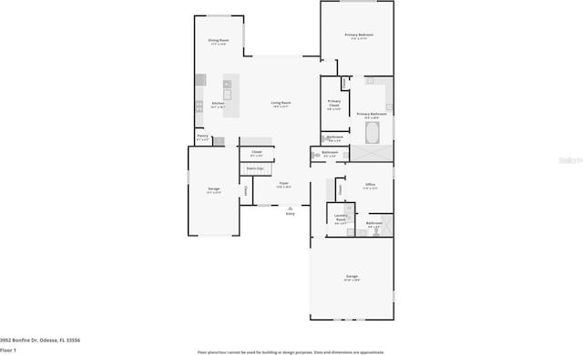 3952 Bonfire Dr, Odessa, FL 33556 - view of layout