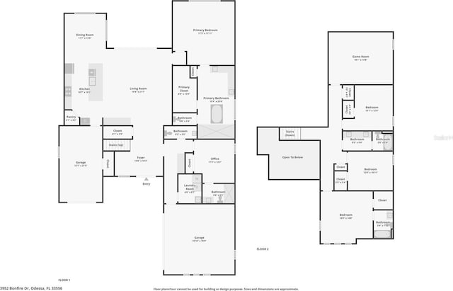 3952 Bonfire Dr, Odessa, FL 33556 - plan