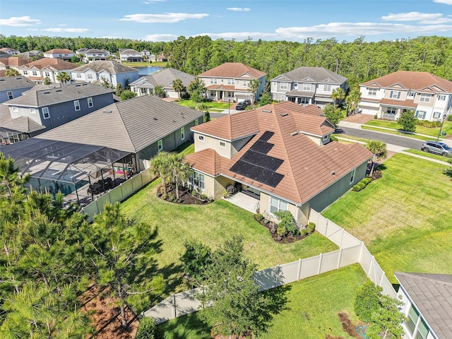 3952 Bonfire Dr, Odessa, FL 33556 - aerial view with a residential view