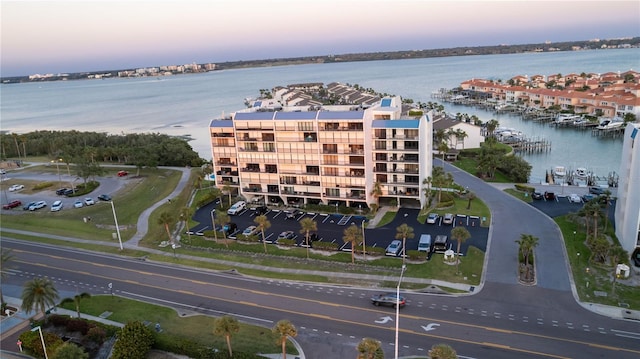 1581 Gulf Blvd Unit 301N, Clearwater Beach, FL 33767 - aerial view featuring a water view