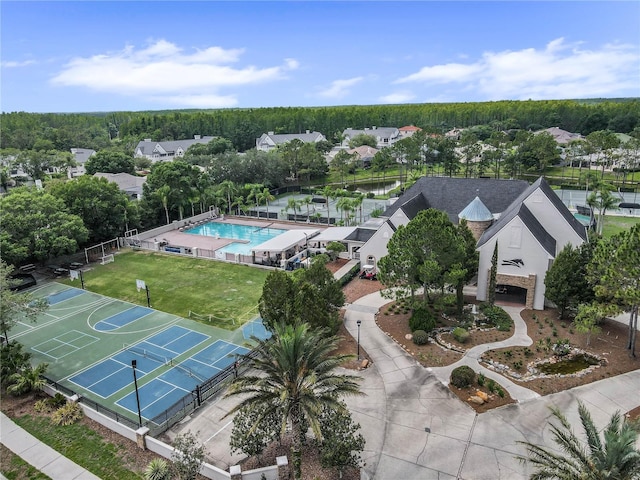 aerial view