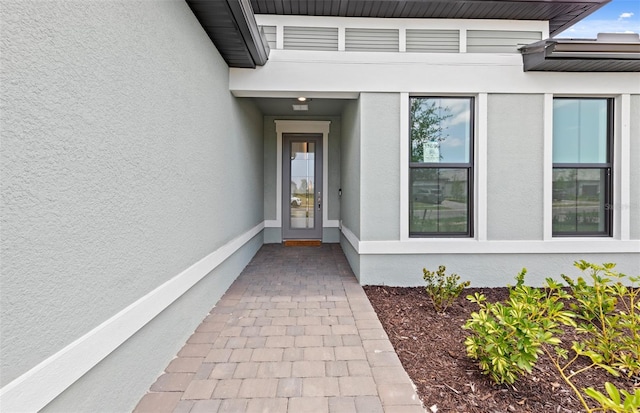 17200 Luminous Ave, Venice, FL 34293 - property entrance featuring stucco siding