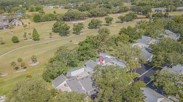 4137 Northmeadow Cir, Tampa, FL 33618 - birds eye view of property with view of golf course and a residential view