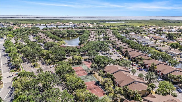 5636 Baywater Dr Unit 5636, Tampa, FL 33615 - birds eye view of property with a residential view and a water view
