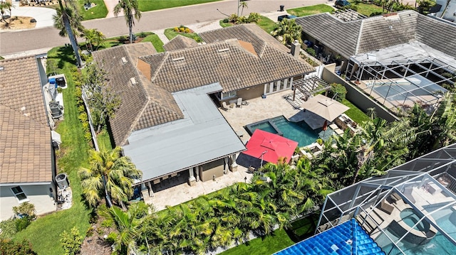 6129 Leeland St S, Saint Petersburg, FL 33715 - birds eye view of property