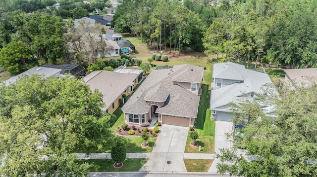 7815 Blue Spring Dr, Land O Lakes, FL 34637 - birds eye view of property with a residential view