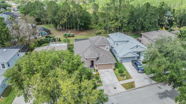7815 Blue Spring Dr, Land O Lakes, FL 34637 - aerial view featuring a residential view