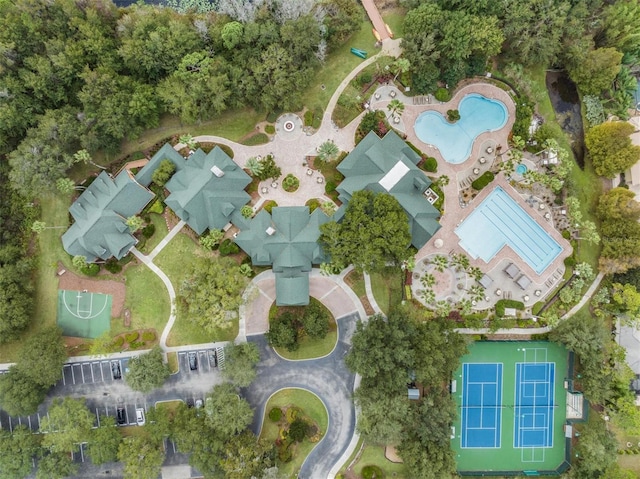 7815 Blue Spring Dr, Land O Lakes, FL 34637 - drone / aerial view