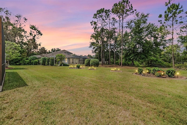 7815 Blue Spring Dr, Land O Lakes, FL 34637 - view of yard at dusk
