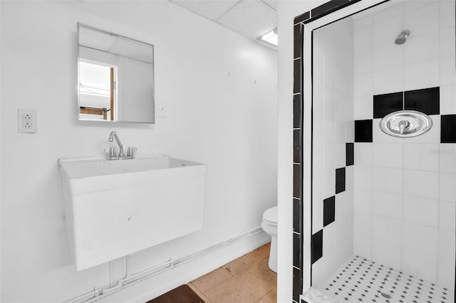 250 W Canal Dr, Palm Harbor, FL 34684 - full bath featuring a shower stall, vanity, and tile patterned flooring