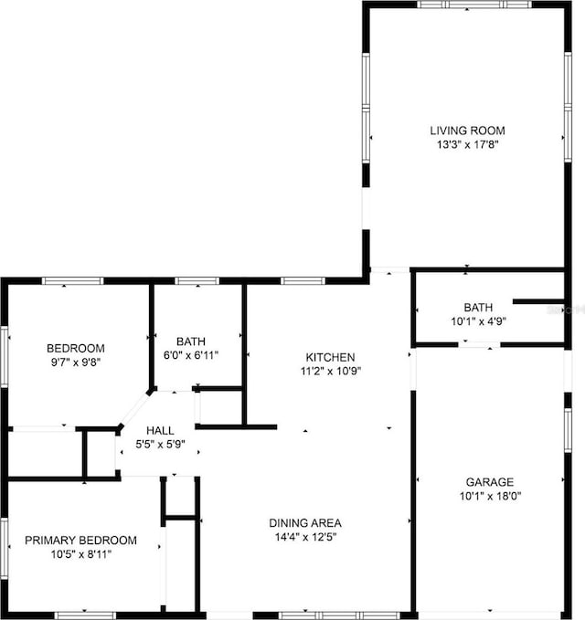 250 W Canal Dr, Palm Harbor, FL 34684 - view of property floor plan