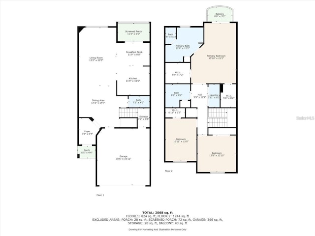 6303 Vista Verde Dr E, Gulfport, FL 33707 - floor plan
