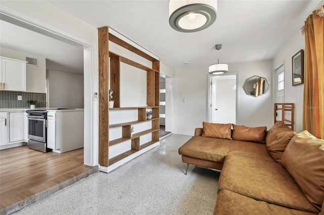 view of living area