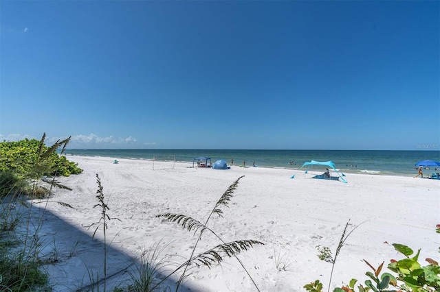 15400 Gulf Blvd Unit 202, Madeira Beach, FL 33708 - property view of water featuring a beach view