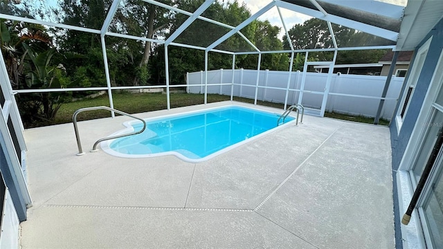 28818 Midnight Star Loop, Wesley Chapel, FL 33543 - view of pool with a patio and a lanai