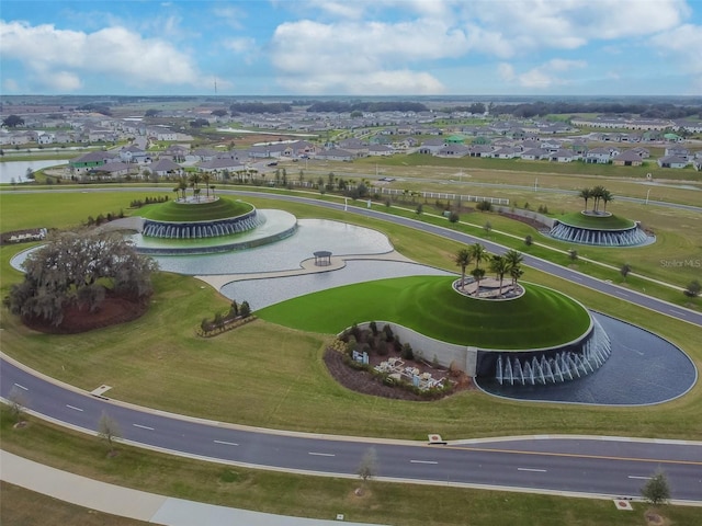 drone / aerial view featuring a residential view