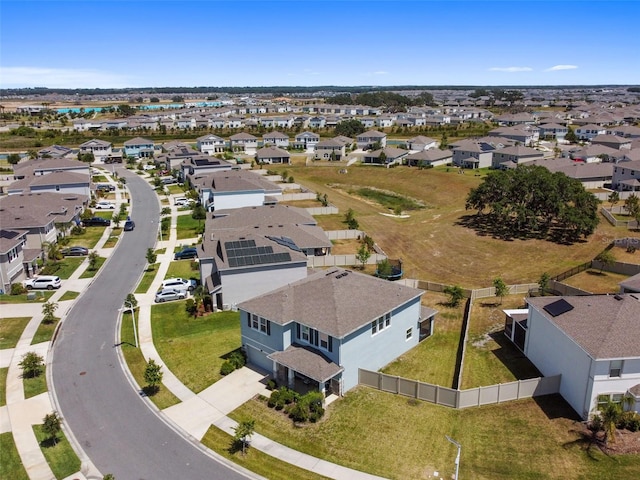 birds eye view of property featuring a residential view