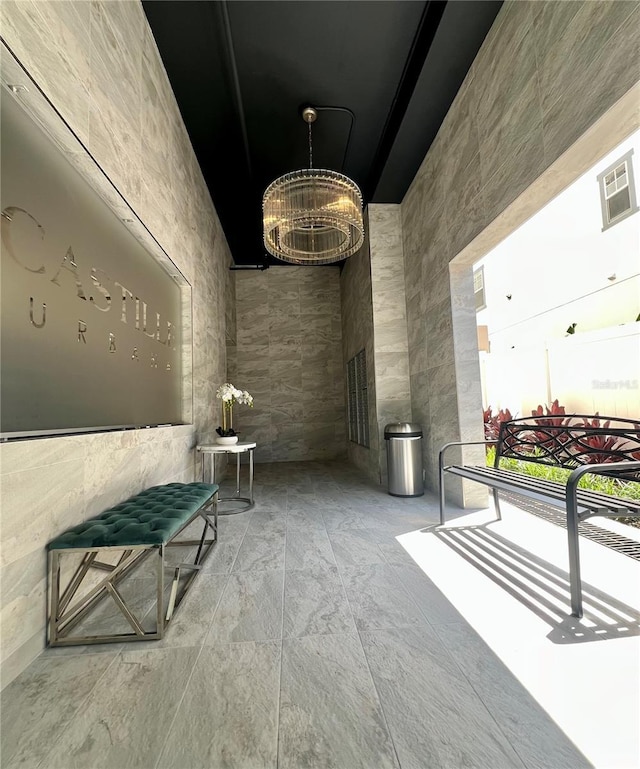 view of patio / terrace with a balcony