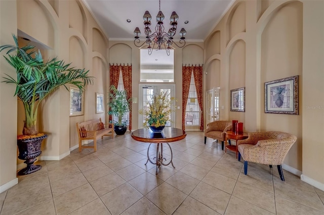 view of community lobby
