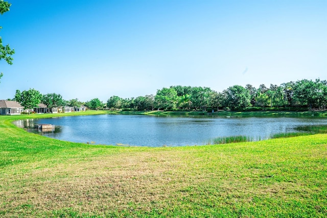view of water feature