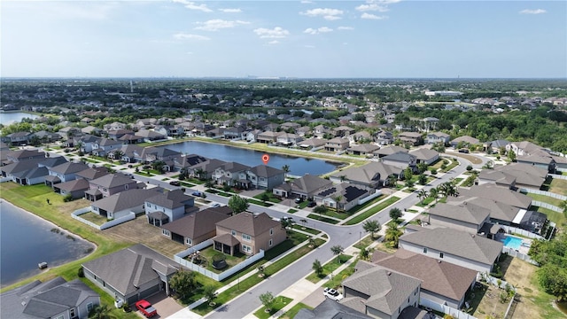 11720 Navajo Sandstone St, Riverview, FL 33579 - birds eye view of property featuring a water view and a residential view