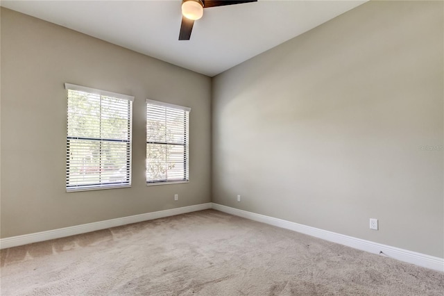 4975 Night Star Trl, Odessa, FL 33556 - carpeted empty room featuring baseboards and a ceiling fan