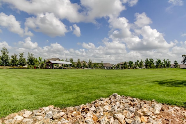 4975 Night Star Trl, Odessa, FL 33556 - view of green lawn featuring a gazebo