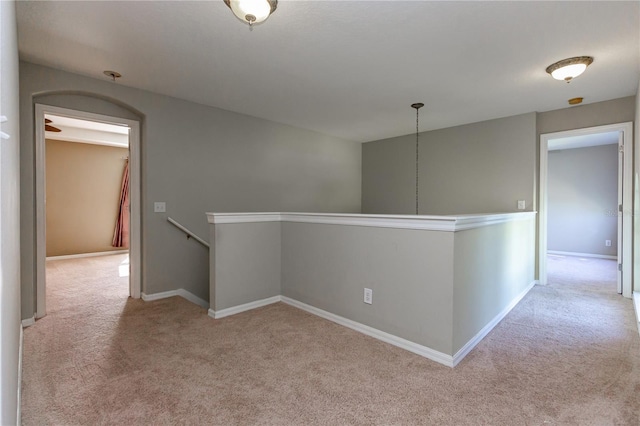 11102 Avery Oaks Dr, Tampa, FL 33625 - corridor featuring carpet floors, baseboards, and an upstairs landing