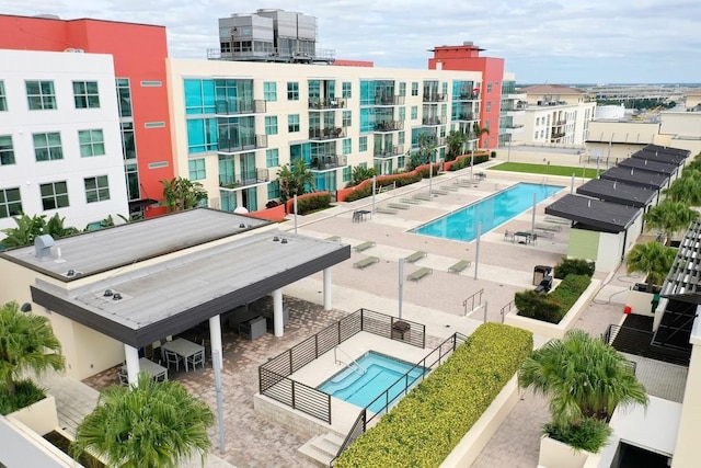 view of community pool