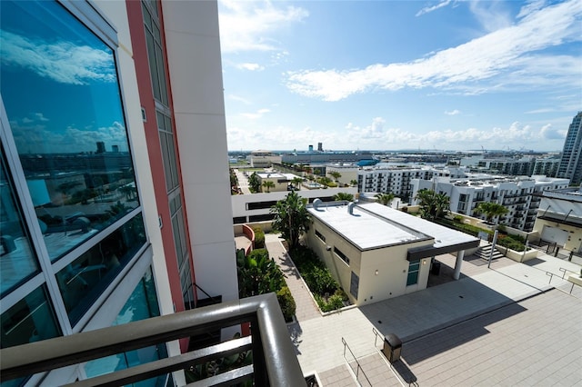 exterior space featuring a view of city