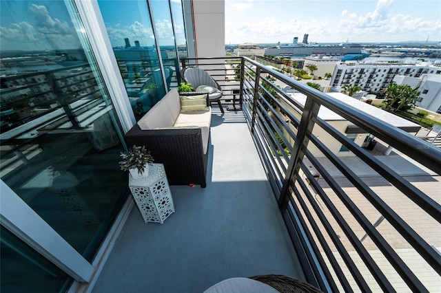 1120 E Kennedy Blvd Unit 1208, Tampa, FL 33602 - balcony featuring a city view