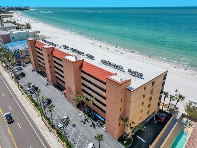 13720 Gulf Blvd Unit 305, Madeira Beach, FL 33708 - aerial view with a beach view and a water view