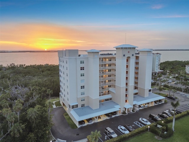 view of property featuring a water view